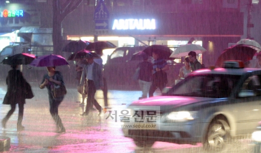 가뭄 끝 장마 시작