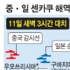 中 감시선 센카쿠 ‘진입’, 日 순시선 출동… 3시간 일촉즉발 대치
