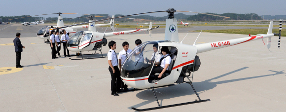 한서대 헬리콥터조종학과는 졸업 후 헬리콥터 조종은 물론 제작 분야에 진출할 수 있는 인재를 양성한다.
