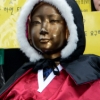 참 곱네, 태극기색 설빔 입은 소녀상