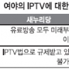 野 “정부, 제2의 종편·방송장악 우려” 與 “IPTV법으로 규제… 野 주장 기우”