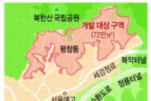 평창동 옛 비봉공원 일대 제한적 개발