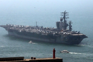 한미, 동해서 니미츠호 참여 해상훈련 돌입