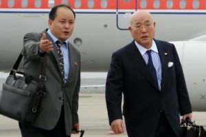 日총리 자문역 평양 방문… 대북 독자교섭 가능성