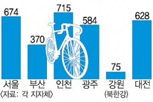전용도로 늘리기커녕 없애기 바쁜 자전거 1000만대 시대