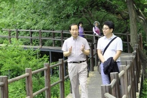 휠체어 밀고 유모차 끌고 올래! 도심 속 ‘올레’