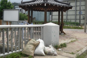 쓰레기장 된 ‘農心 나눔쉼터’