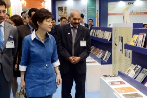 [포토] 서울 국제도서전에 참석한 박근혜대통령