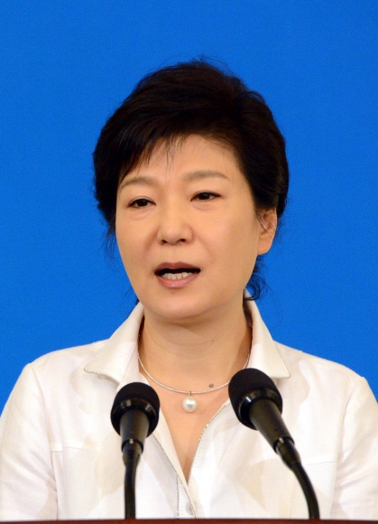 [포토] 박근혜대통령 민주평통 간담회 연설