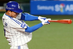 [프로야구] 정병곤 역전 끝내기 안타… 호랑이 잡는 사자