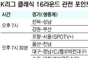 [프로축구] 황선홍 vs 최용수 ‘자존심 매치’