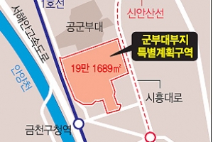 금천구 독산동 옛 軍부지에 45층 오피스텔
