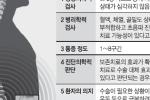 척추수술, 해? 말아?