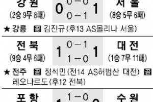 [프로축구] 신기록 아쉽지만… 대기록에 박수를
