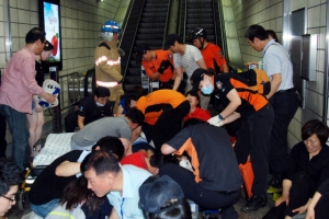[포토]분당 야탑역 ‘아수라장’ 끔찍한 현장