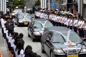 공주사대부고,친구의 마지막 길 눈물의 배웅