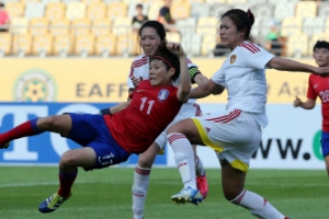 [동아시안컵] 김나래 대포슛 빛났지만…