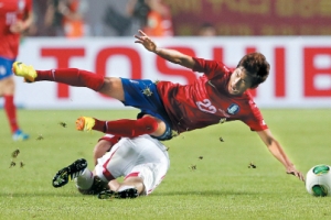 [동아시안컵] 공한증 대신에 골가뭄만…