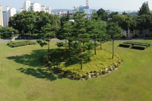 국내 최대 태극모양 정원 8년만에 완성