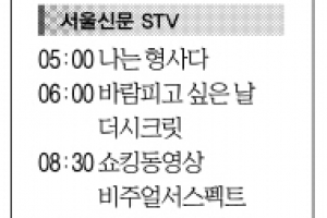 [18일(日) 서울신문 STV·OBS·EBS]