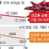 건고추 산지가격 54% 내려도 소매가 18% 하락 그쳐