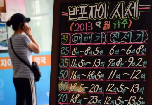 한숨만 나오는 전셋값