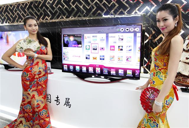 지난 5월 중국 상하이에서 열린 ‘상해 가전 박람회’에서 LG전자가 현지 맞춤형 제품으로 출시한 ‘