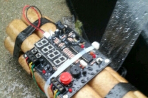 맥도날드 주차장 ‘다이너마이트’ 소동