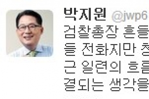 ‘채동욱 혼외아들’ 논란에 박지원 전 민주당 원내대표 입장은…