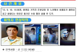 동거女 살해용의자 수배