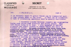 6·25 시간대별 전황 담긴 美작전일지 공개