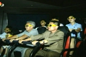 북한서 선보인 4D영상관…개장 첫날부터 ‘인기몰이’