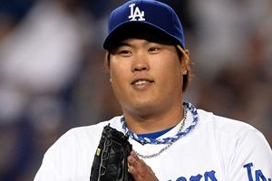 너만 봐~~~MLB 챔피언십시리즈 15일 3차전 선발투수 류현진