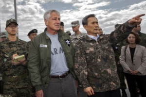 헤이글, 日 집단적 자위권 사실상 지지