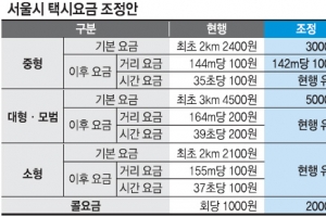 서울 택시요금은 ‘새것’ 승차거부 대책은 ‘헌것’