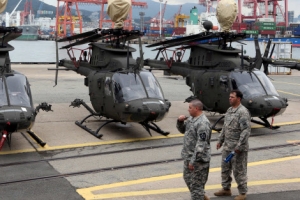 美항모 참가 한·미·일 해상훈련 시작