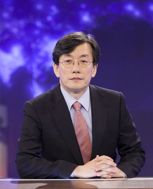 JTBC 뉴스9를 진행하고 있는 손석희 사장. / JTBC 제공