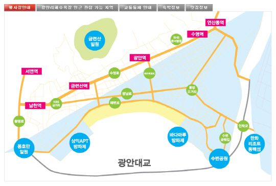 부산불꽃축제 명당자리. / 부산불꽃축제 공식 홈페이지