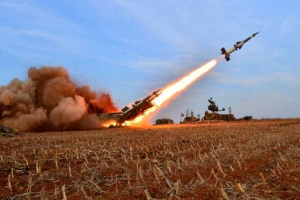 北, 미사일 화력 시범