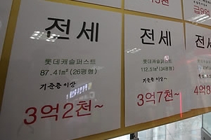 주택 전월세 거래량 작년동월 대비 3개월 연속 감소