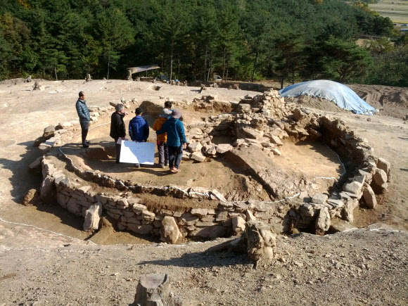 경주에서 신라 왕릉 발굴