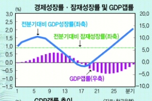 [한국은행과 함께하는 톡톡 경제 콘서트] <4>경제성장률과 GDP갭의 관계