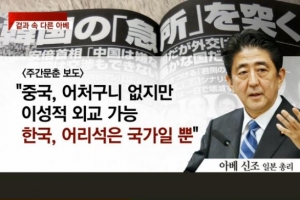 아베의 좌충우돌? “한국을 ‘어리석은 국가’라 했다”