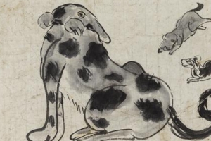 사도세자가 그렸다는 개그림  보시오…옛그림인줄 알았더니 인문학 보이오