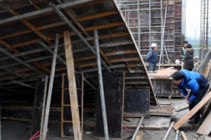 강원대 내 공사현장서 거푸집 넘어져 1명 사망