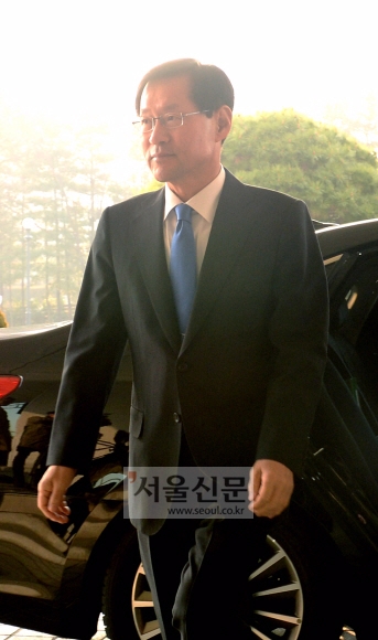 [포토] 김진태 신임 검찰총장 오늘 첫 출근