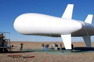 백령도서 무인 전술비행선 추락