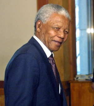 2001년 방한 당시 넬슨 만델라 전 남아공 대통령.