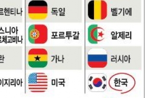 [월드컵축구] 한국·일본 일단 안도…호주는 ‘죽음의 조’
