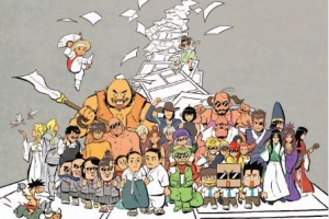 넋 쏙 뺏긴 만화 캐릭터 원화 한자리에